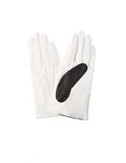 Yohji Yamamoto White Leather Gloves 88445